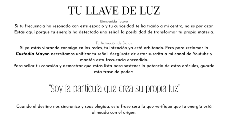 llave de luz - terapias - holísticas - ansiedad - espiritu - oraculo - rifa